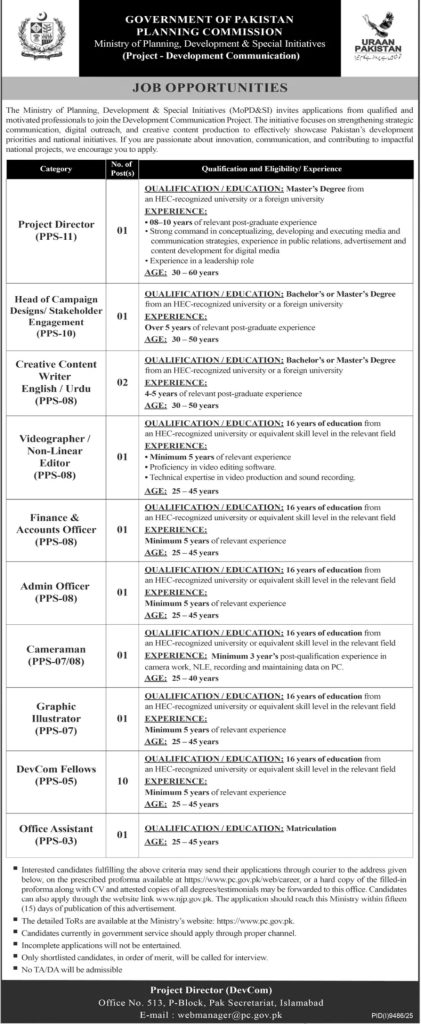 Planning Commission Jobs 2026 Advertisement