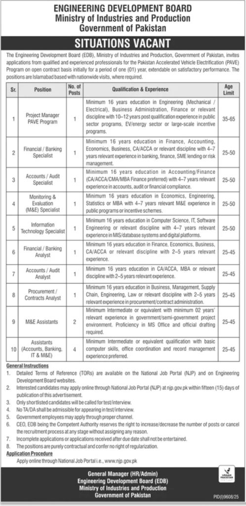 EDB Jobs 2026 Advertisement