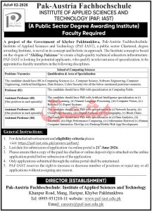 PAF-IAST Jobs 2026 Advertisement
