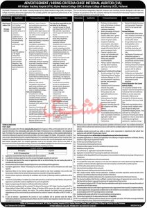 MTI KTH Chief Internal Auditor Jobs 2026 Banner CareerHub.pk