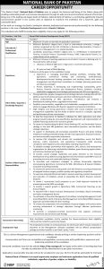 National Bank of Pakistan Jobs 2026 SEVP Group Chief Vacancy