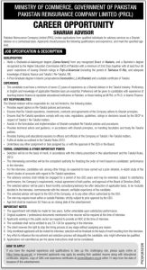 PRCL Jobs 2026 Shariah Advisor Vacancy Pakistan Reinsurance